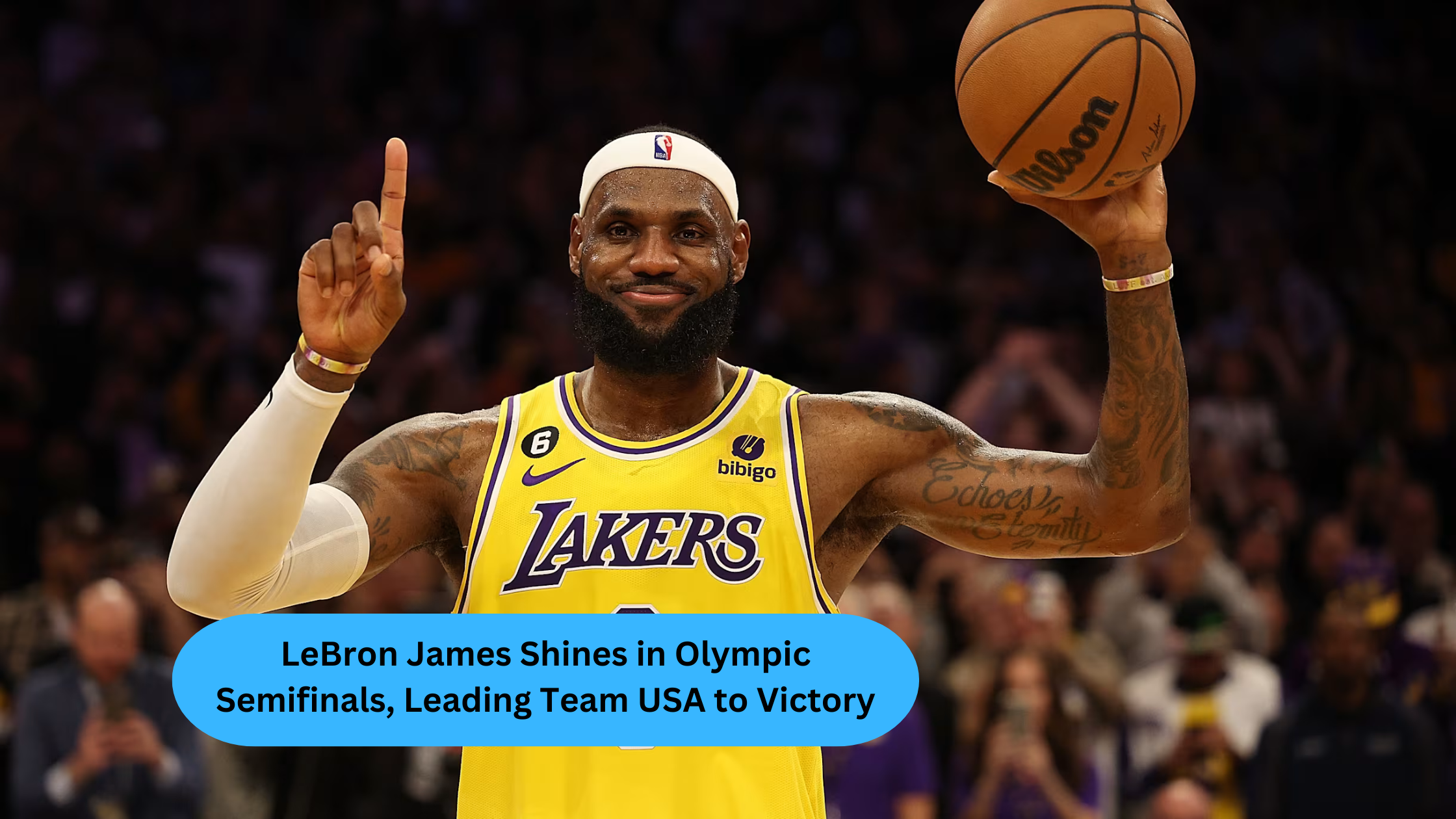 LeBron James Shines in Olympic Semifinals, Leading Team USA to Victory