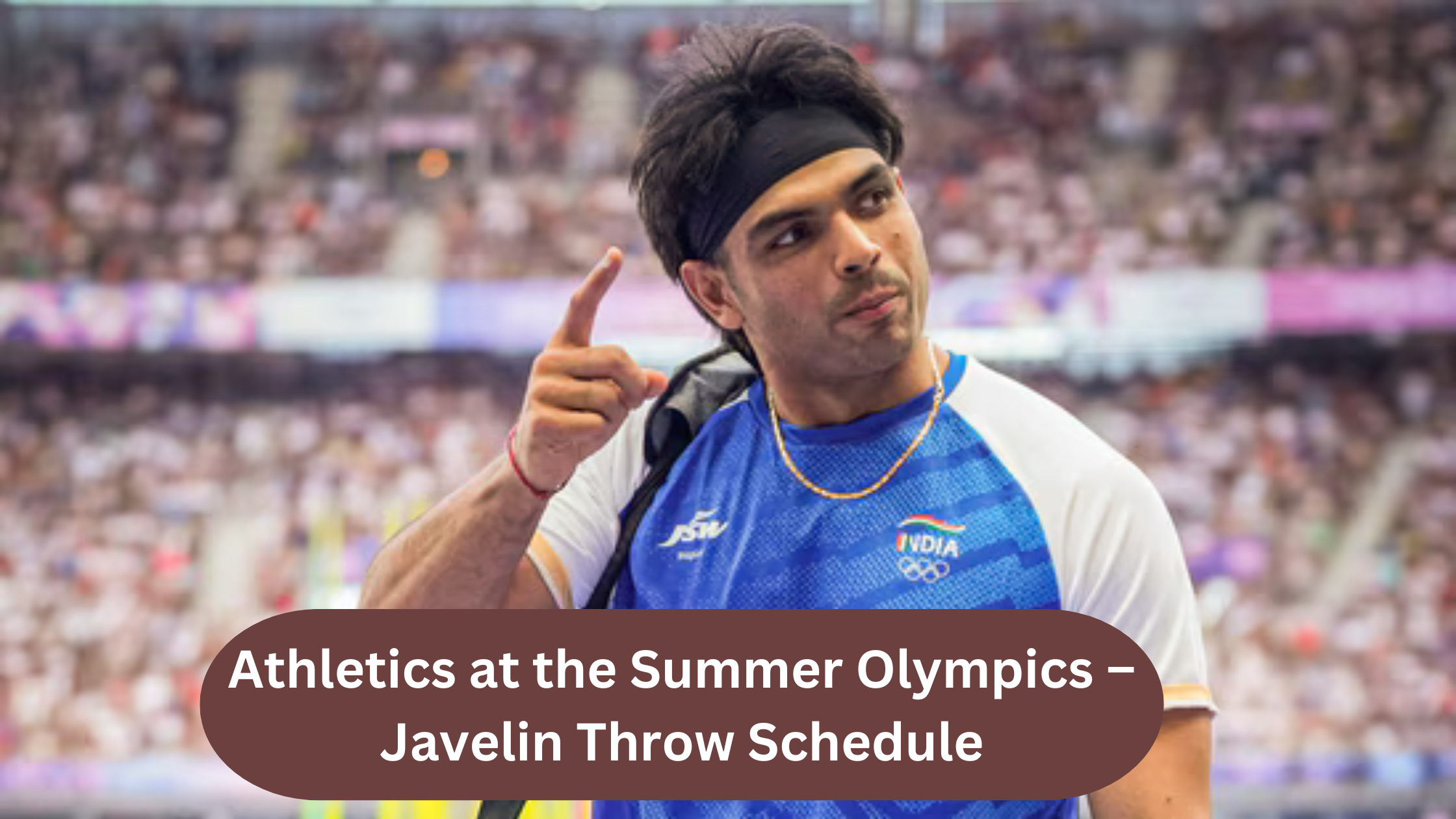 Athletics at the Summer Olympics – Javelin Throw Schedule